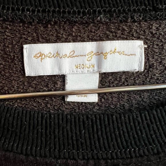 Spiritual Gangster Black Dreamer Star Print Cropped Crewneck | Medium - Picture 4 of 7